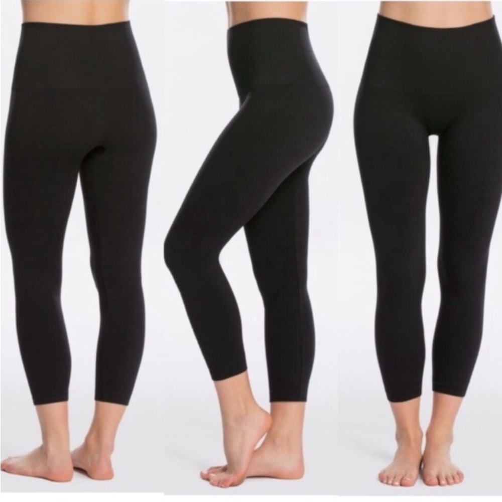 SPANX - Look at me now cropped leggings seamless size large